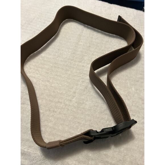 NIP Tan Military Style Tactical Belt for Men, Quick-Release Metal Buckle - Picture 4 of 6